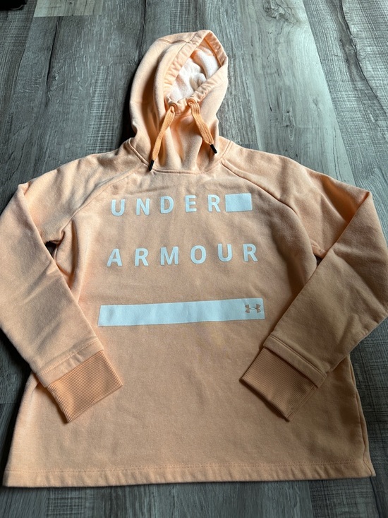 Under Armour Tops - Women’s Under Armour Light Peach Fleece Hoodie